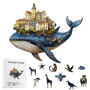 Artisan Whale Castle Wooden Jigsaw Puzzle