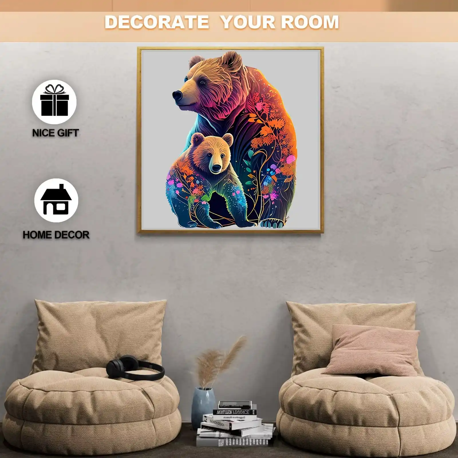 Bears Family Wooden Jigsaw Puzzle - Image 3