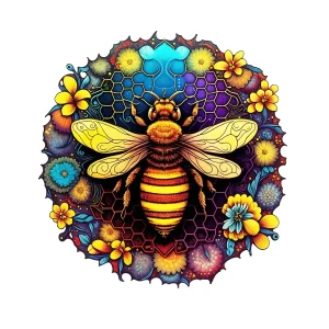 Bee Wooden Jigsaw Puzzle