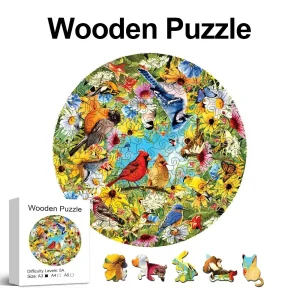 Birds of Paradise Wooden Jigsaw Puzzle