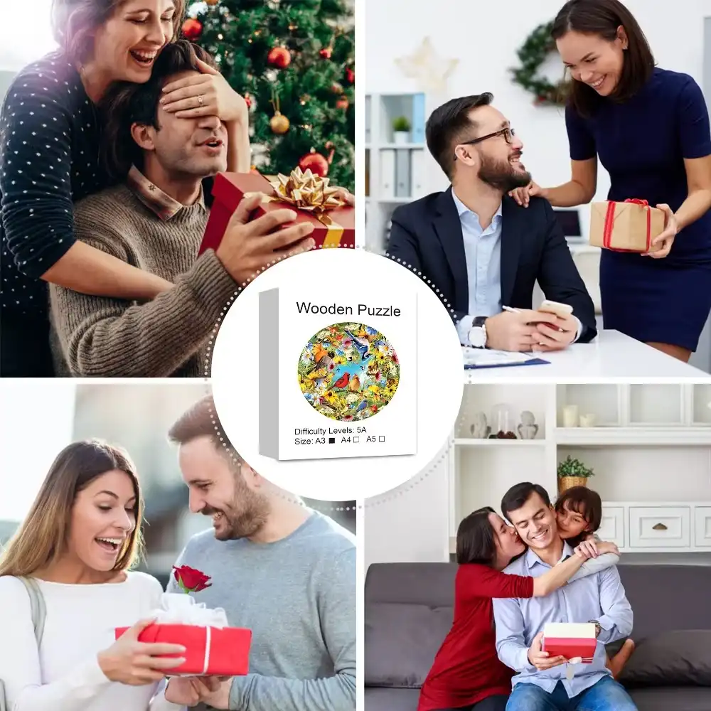 Birds of Paradise Wooden Jigsaw Puzzle - Image 5