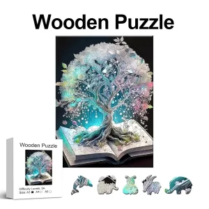 Book Tree Wooden Jigsaw puzzle