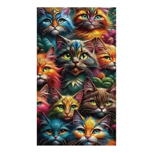 Cat Themed Wooden Jigsaw Puzzle