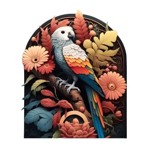 Exquisite Parrot Wooden Jigsaw Puzzle