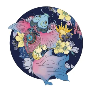 Fish Pattern Wooden Jigsaw Puzzle