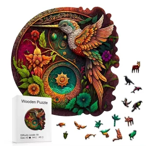 Hummingbird Wooden Jigsaw Puzzle