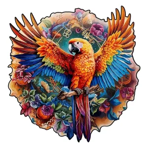 Parrot Wooden Jigsaw Puzzle