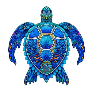Turtle Shape Wooden Jigsaw Puzzle