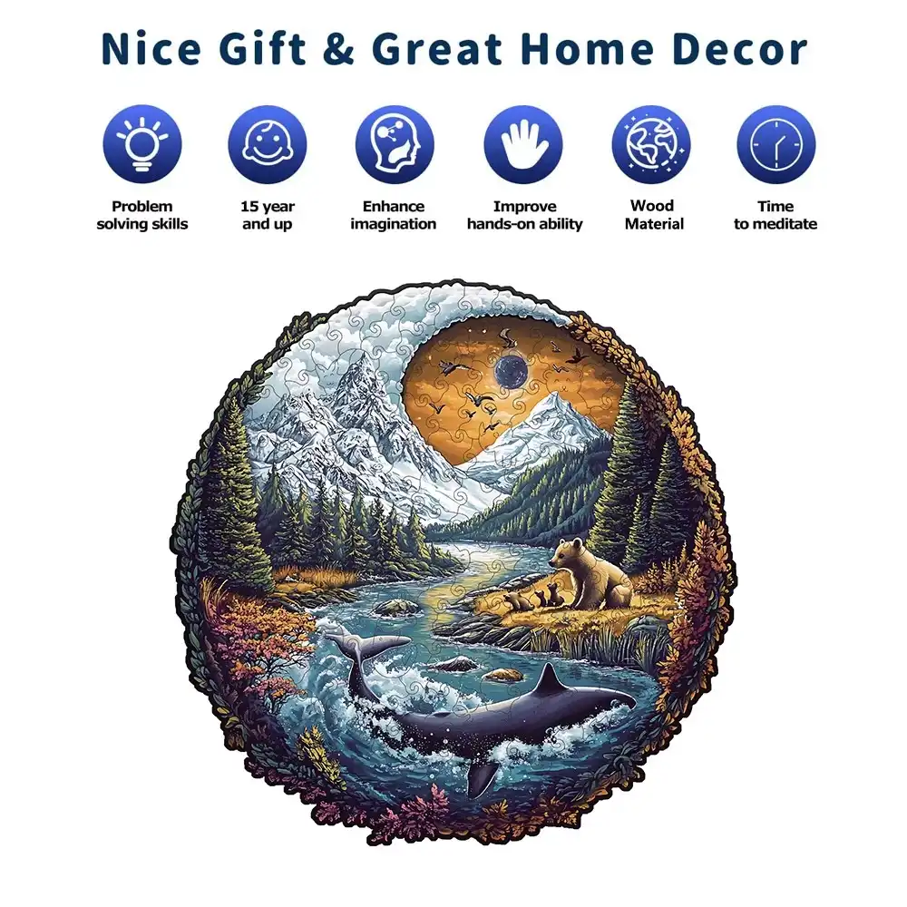 Animal World Wooden Jigsaw Puzzle - Image 4