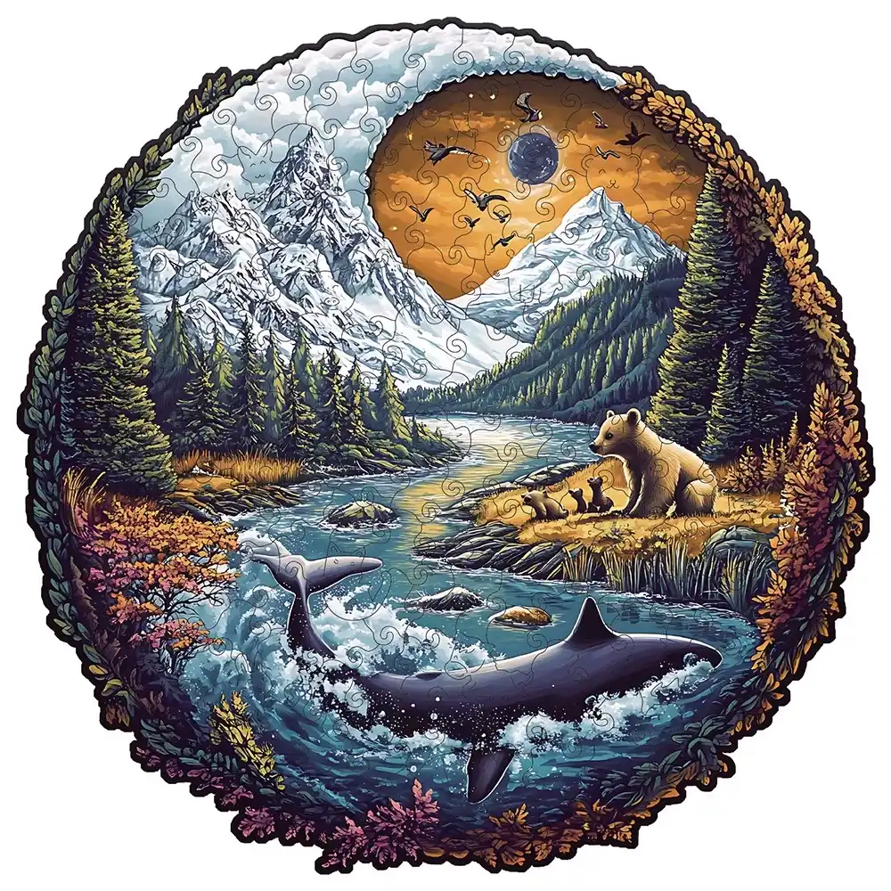 Animal World Wooden Jigsaw Puzzle