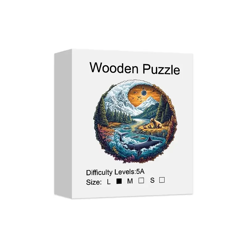 Animal World Wooden Jigsaw Puzzle - Image 2