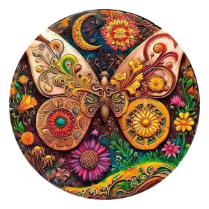 Baroque Butterfly Wooden Jigsaw Puzzle