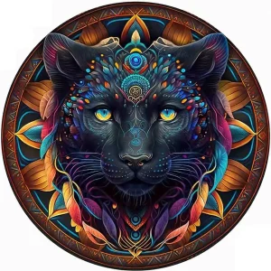 Black Panther Wooden Jigsaw Puzzle