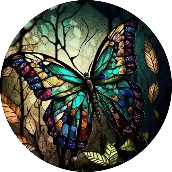 Butterfly Wooden Jigsaw Puzzle