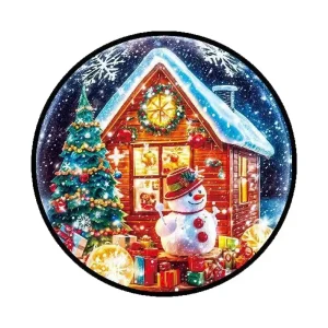 Christmas House Wooden Jigsaw Puzzle