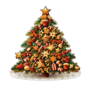 Christmas Tree Wooden Jigsaw Puzzle