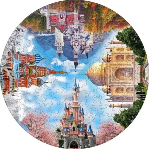 City Wanders Wooden Jigsaw Puzzle