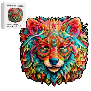Majestic Wolf Wooden Jigsaw Puzzle