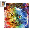 Colourful Cat Wooden Jigsaw Puzzle