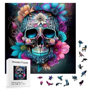 Cool Skeleton Wooden Jigsaw Puzzle