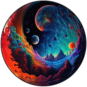 Cosmic View Wooden Jigsaw Puzzle