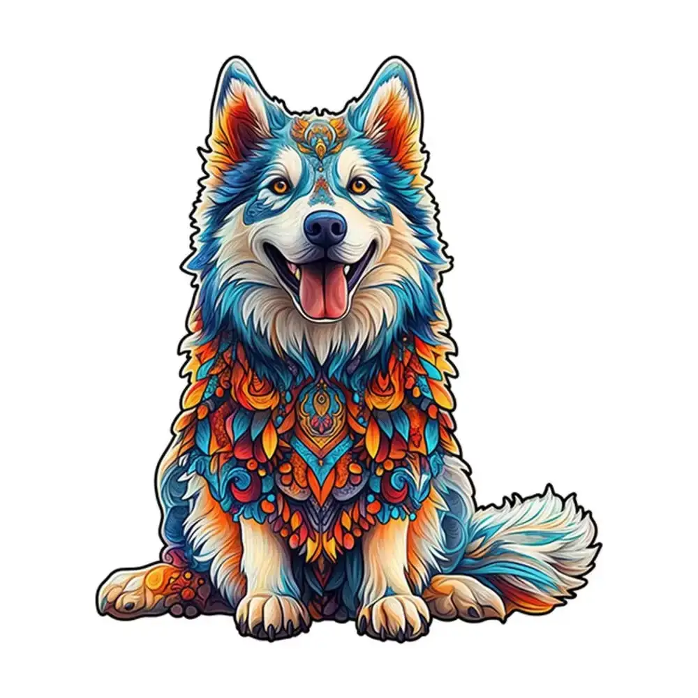 Creative Dog Wooden Jigsaw Puzzle