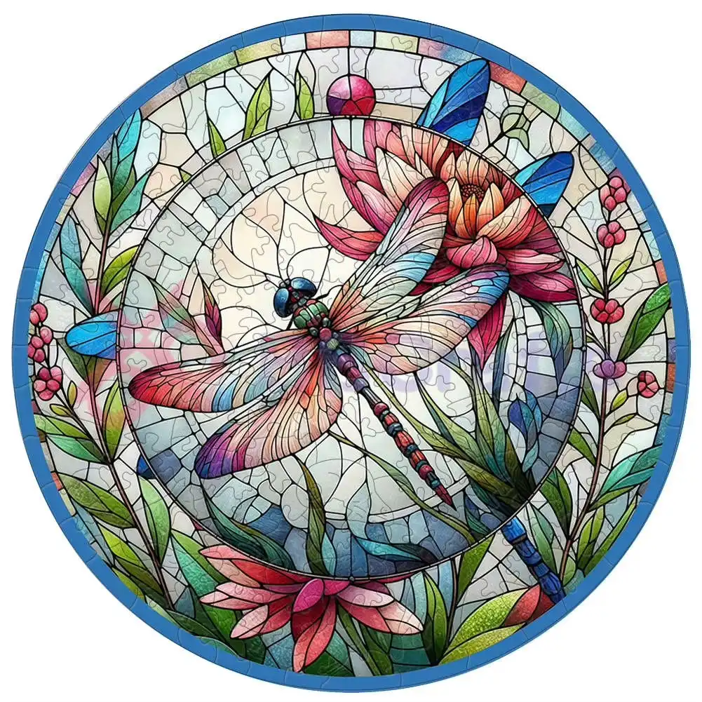 Dragonfly Wooden Jigsaw Puzzle