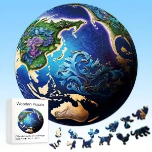 Earth Wooden Jigsaw Puzzle