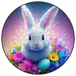Easter Bunny Wooden Jigsaw Puzzle