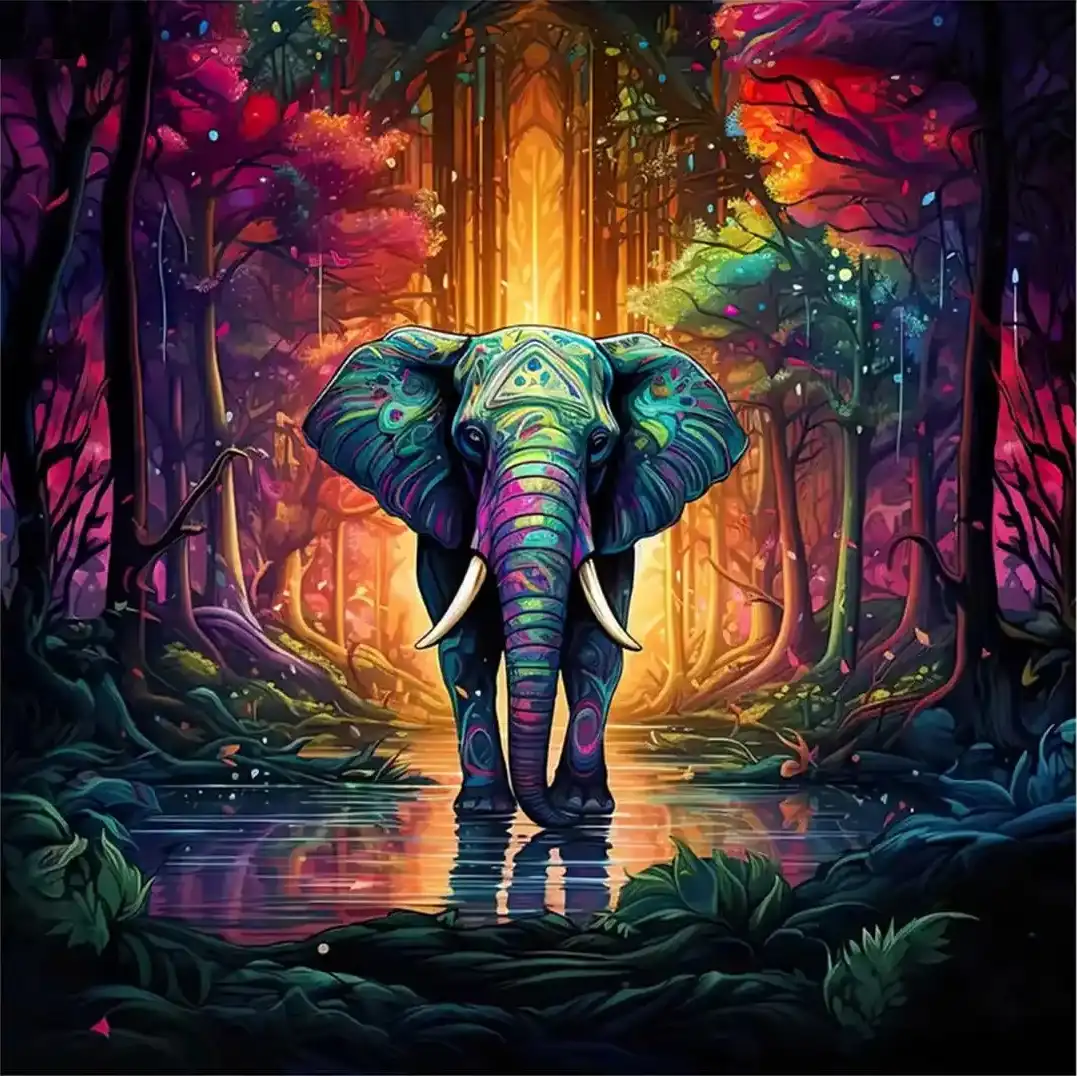 Elephant Wooden Jigsaw Puzzle