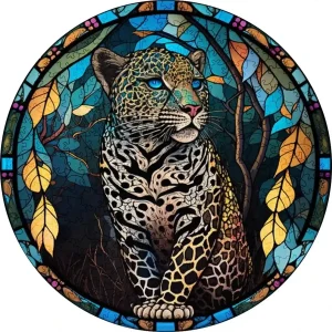 Evening Leopard Wooden Jigsaw Puzzle
