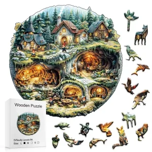 Fairy Tale Forest Wooden Jigsaw Puzzle
