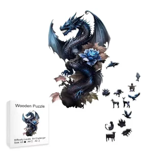 Flying Dragon Wooden Jigsaw Puzzle