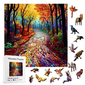 Forest Path Wooden Jigsaw Puzzle