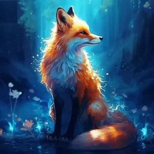 Fox In The Enchanted Forest Wooden Jigsaw Puzzle