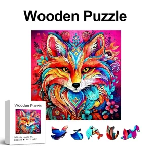 Fox Wooden Jigsaw Puzzle