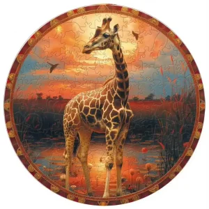 Giraffe Wooden Jigsaw Puzzle