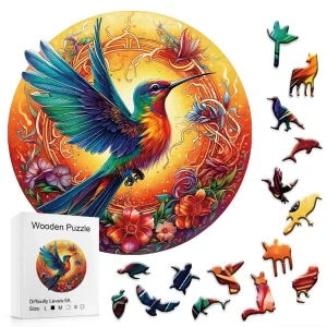 Hummingbird Wooden Jigsaw Puzzle