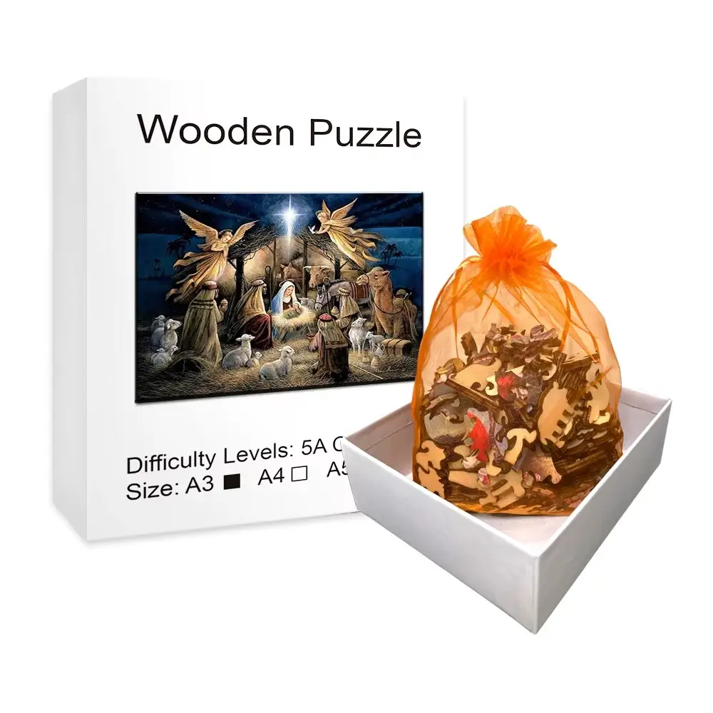 Jesus Christ Wooden Jigsaw Puzzle - Image 2