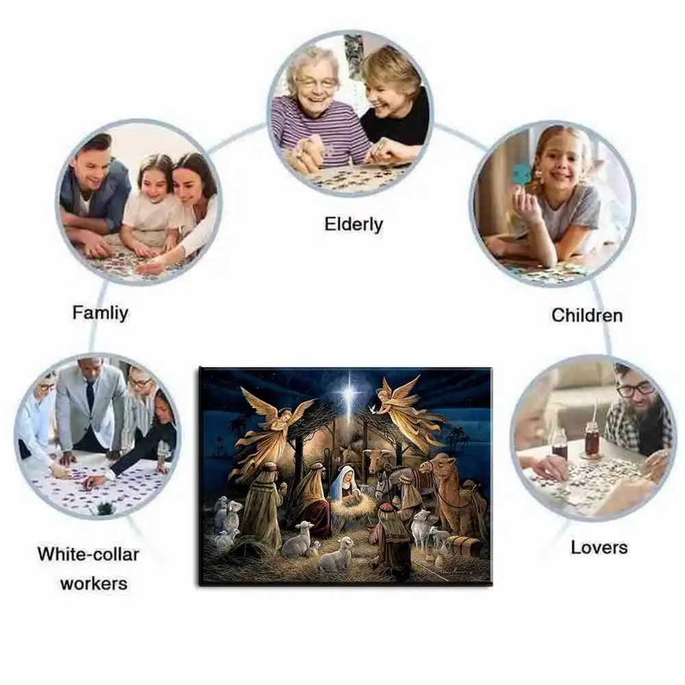 Jesus Christ Wooden Jigsaw Puzzle - Image 3