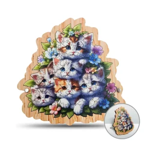 Kittens Premium Wooden Jigsaw Puzzle