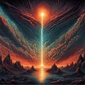 Light Strike View Wooden Jigsaw Puzzle