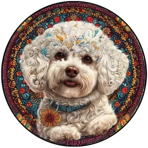 Little Poodle Wooden Jigsaw Puzzle