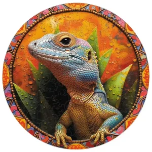 Lizard Wooden Jigsaw Puzzle
