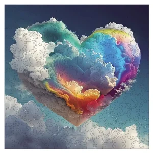 Love Cloud Wooden Jigsaw Puzzle