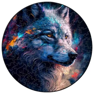 Majestic Wolf Wooden Jigsaw Puzzle