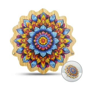 Mandala Flower Premium Wooden Jigsaw Puzzle
