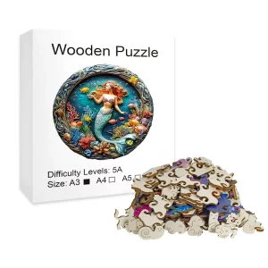 Mermaid Wooden Jigsaw Puzzle