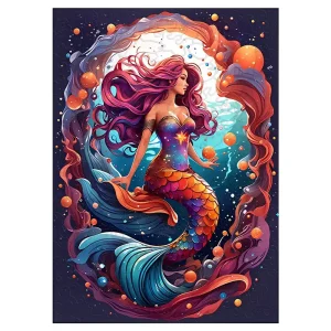 Mermaid Wooden Jigsaw Puzzle