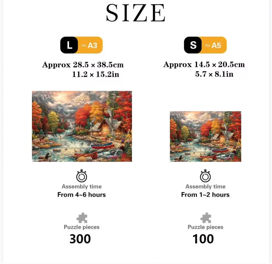 Mountain In Autumn Wooden Jigsaw Puzzle - Image 6